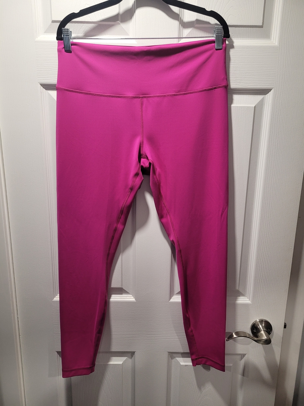Lululemon Wonder Train High-Rise Women's Raspberry Leggings Size 14 - Picture 3 of 8